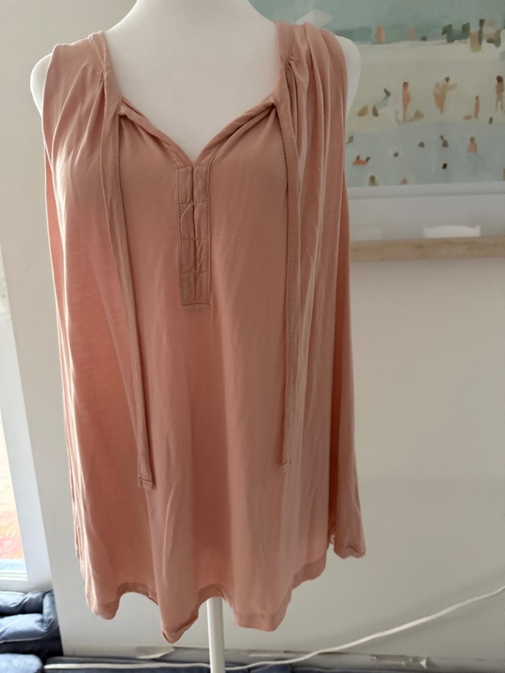 Sleeveless Blush Pink Tank Top Size 16/18